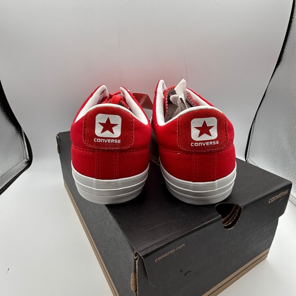 Converse Star Player Ox Mens 10/Womens 12 Shoes 142169C Red‎ NIB - Picture 4 of 11